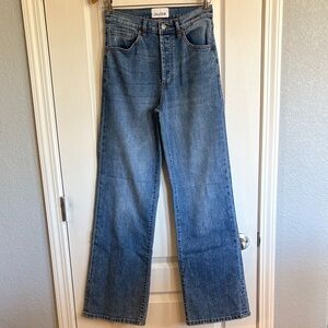 DU/ER high rise wide leg jeans